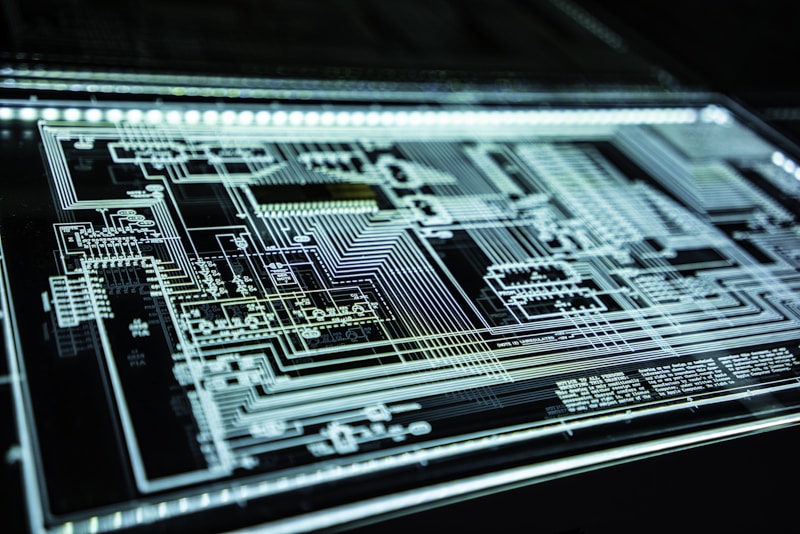 Cybersecurity concept showing digital security and network protection visualization